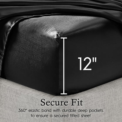 Juliette LeBlanc New York Silky Satin Sheet Sets