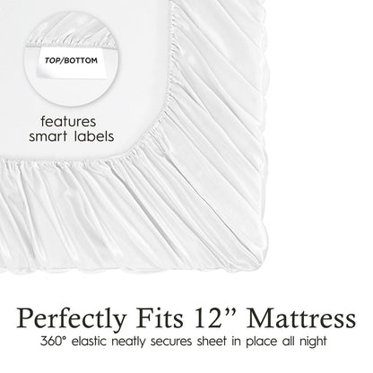 Juliette LeBlanc New York Silky Satin Sheet Sets