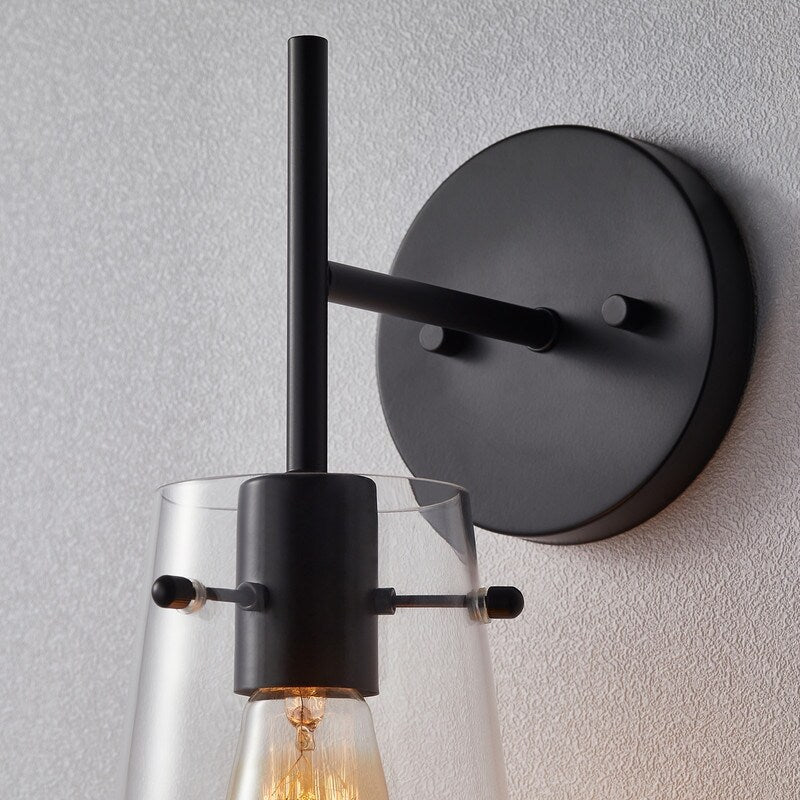 KAWOTI 5-in W 1-light Modern Armed Wall Sconce