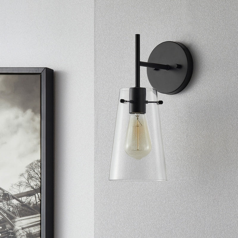 KAWOTI 5-in W 1-light Modern Armed Wall Sconce