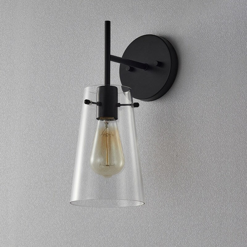 KAWOTI 5-in W 1-light Modern Armed Wall Sconce