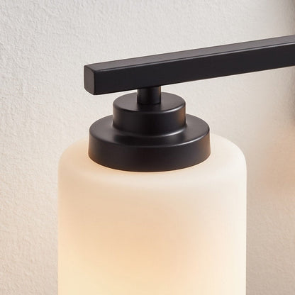 KAWOTI 3-Light Dimmable Bathroom Vanity Light with Frosted White Glass