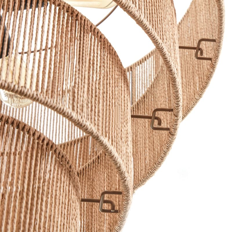 KAWOTI Width 26 5-Light 4-Tiered Bohemian Pendant Light