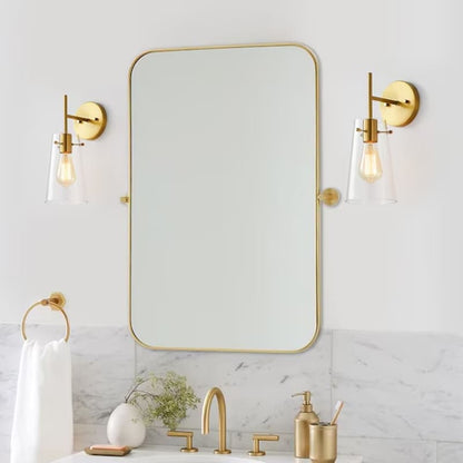 KAWOTI 5-in W 1-light Modern Armed Wall Sconce