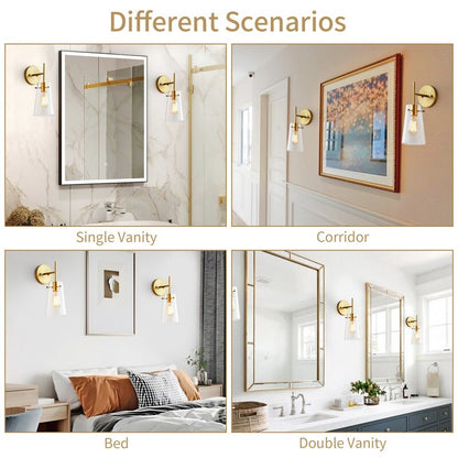 KAWOTI 5-in W 1-light Modern Armed Wall Sconce