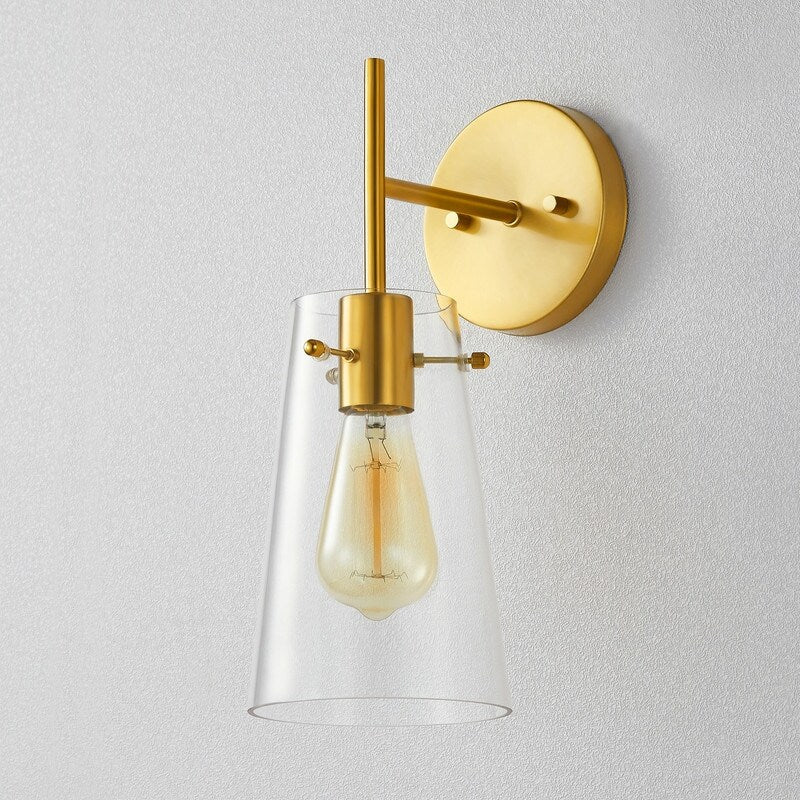 KAWOTI 5-in W 1-light Modern Armed Wall Sconce