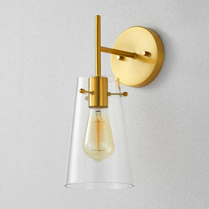 KAWOTI 5-in W 1-light Modern Armed Wall Sconce