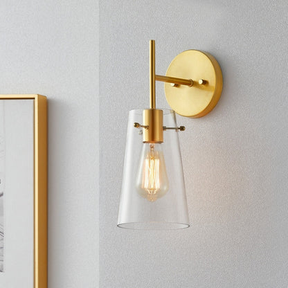 KAWOTI 5-in W 1-light Modern Armed Wall Sconce