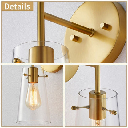 KAWOTI 5-in W 1-light Modern Armed Wall Sconce