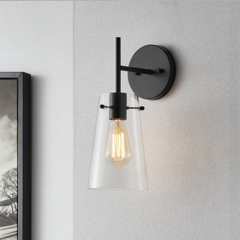 KAWOTI 5-in W 1-light Modern Armed Wall Sconce