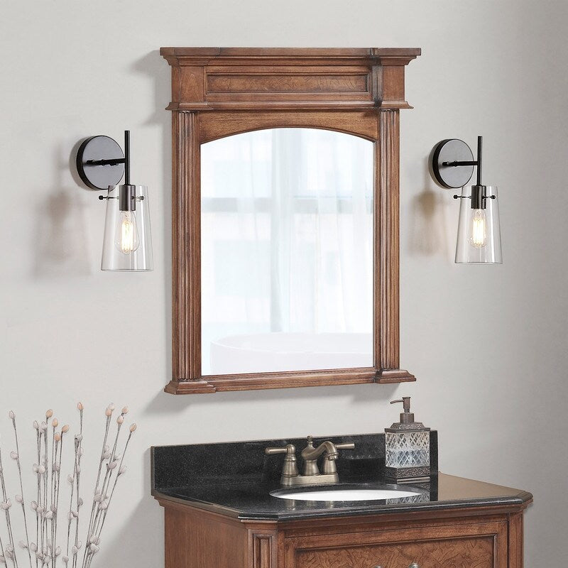 KAWOTI 5-in W 1-light Modern Armed Wall Sconce