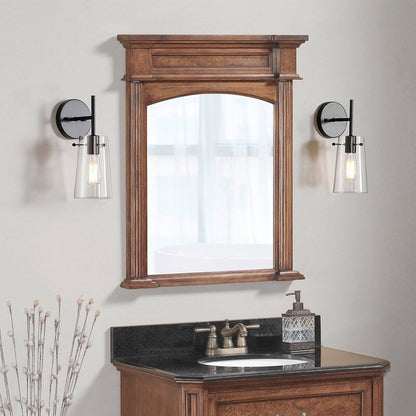 KAWOTI 5-in W 1-light Modern Armed Wall Sconce