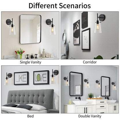 KAWOTI 5-in W 1-light Modern Armed Wall Sconce