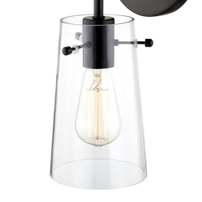 KAWOTI 5-in W 1-light Modern Armed Wall Sconce