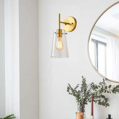 KAWOTI 5-in W 1-light Modern Armed Wall Sconce