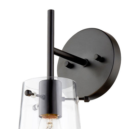 KAWOTI 5-in W 1-light Modern Armed Wall Sconce