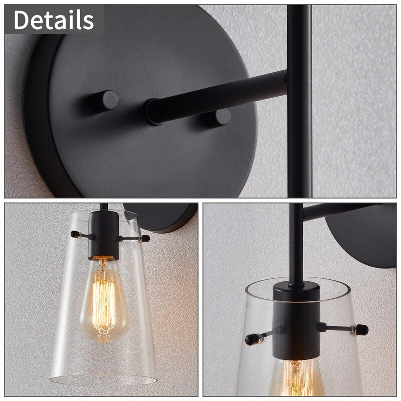 KAWOTI 5-in W 1-light Modern Armed Wall Sconce