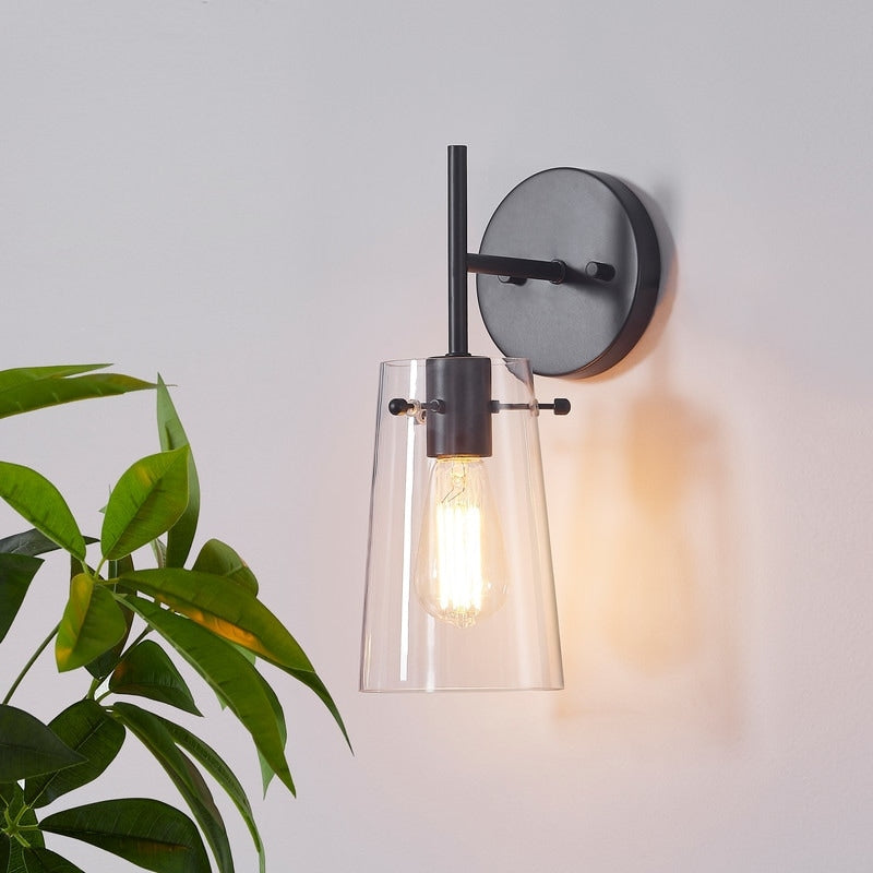 KAWOTI 5-in W 1-light Modern Armed Wall Sconce