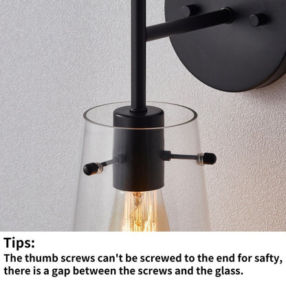 KAWOTI 5-in W 1-light Modern Armed Wall Sconce