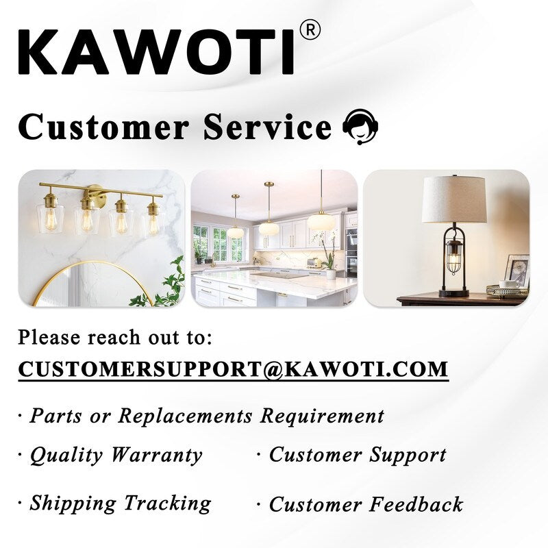 KAWOTI 5.5-in W 2-light Dimmable Wall Sconce Set(Set of 2)