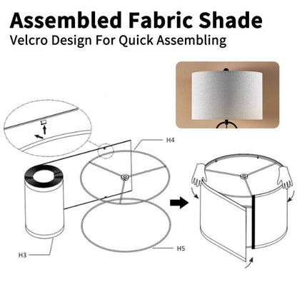 KAWOTI 62.5 inch Bronze Standard Floor Lamp with Night Light