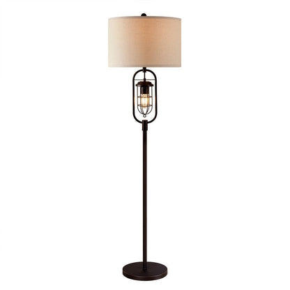 KAWOTI 62.5 inch Bronze Standard Floor Lamp with Night Light