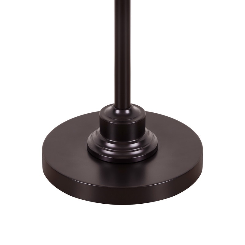 KAWOTI 63.5 Standard Adjustable Floor Lamp with Fabric Linen Shade