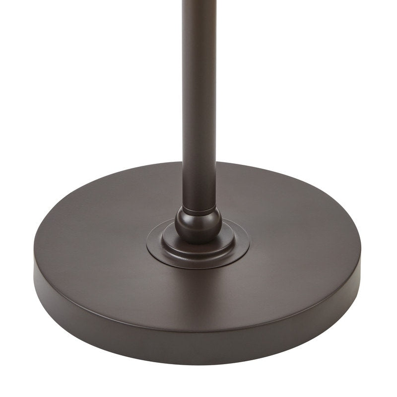 KAWOTI 64.5 inch Adjustable Height Swing Arm Floor Lamp with Shade