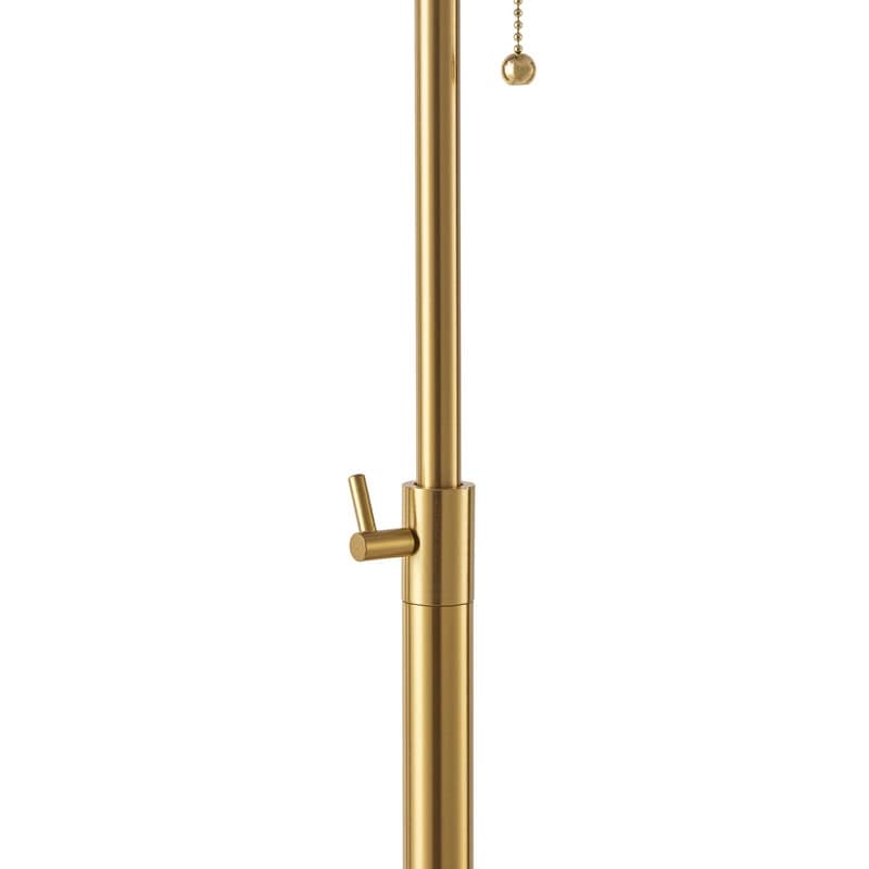 KAWOTI 65inch Modern Adjustable Standard Floor Lamp with White Drum Shade