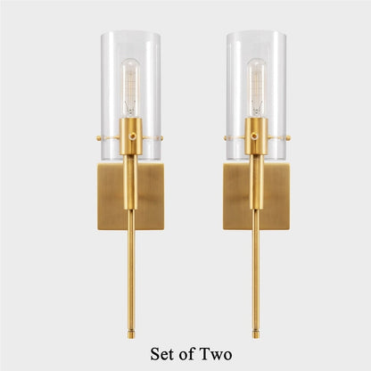 KAWOTI 5.5-in W 2-light Dimmable Wall Sconce Set(Set of 2)