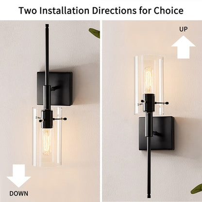 KAWOTI 5.5-in W 2-light Dimmable Wall Sconce Set(Set of 2)