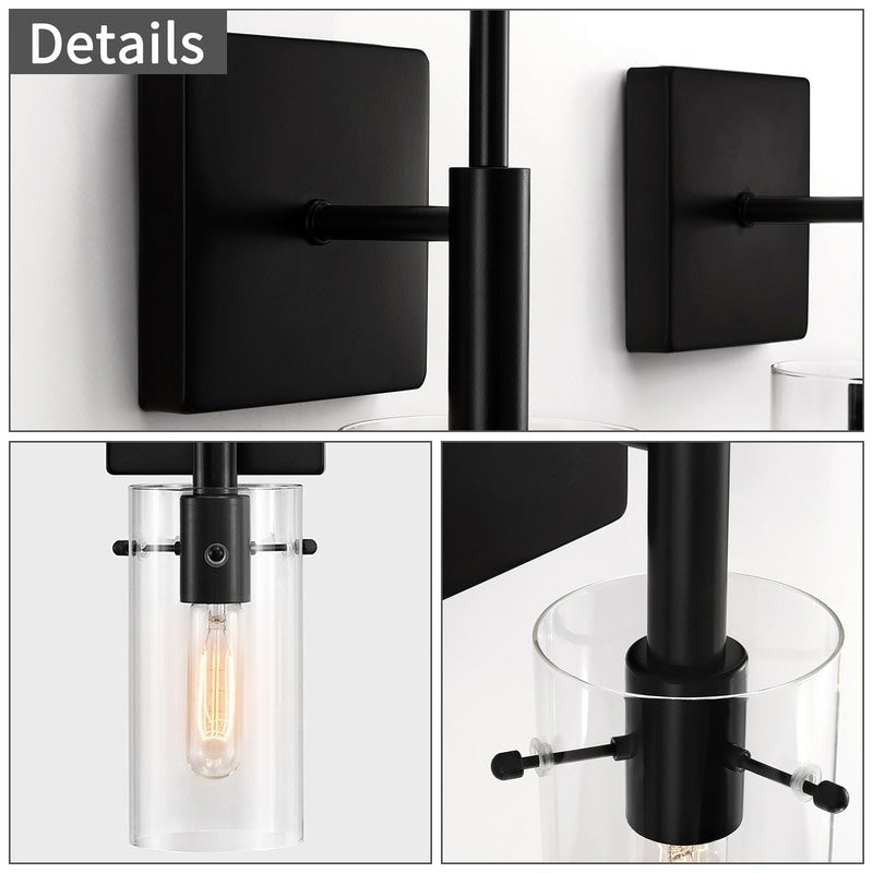 KAWOTI 5.5-in W 2-light Dimmable Wall Sconce Set(Set of 2)