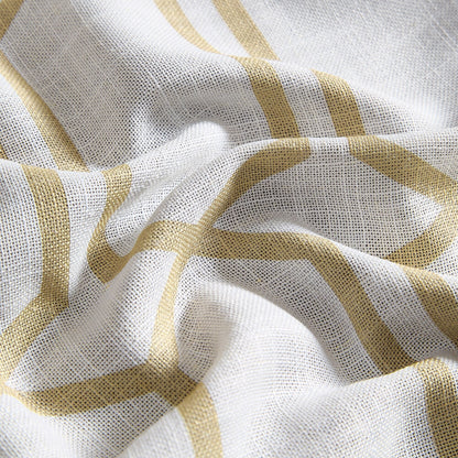 Kaiden Geometric Room Darkening Window Curtain