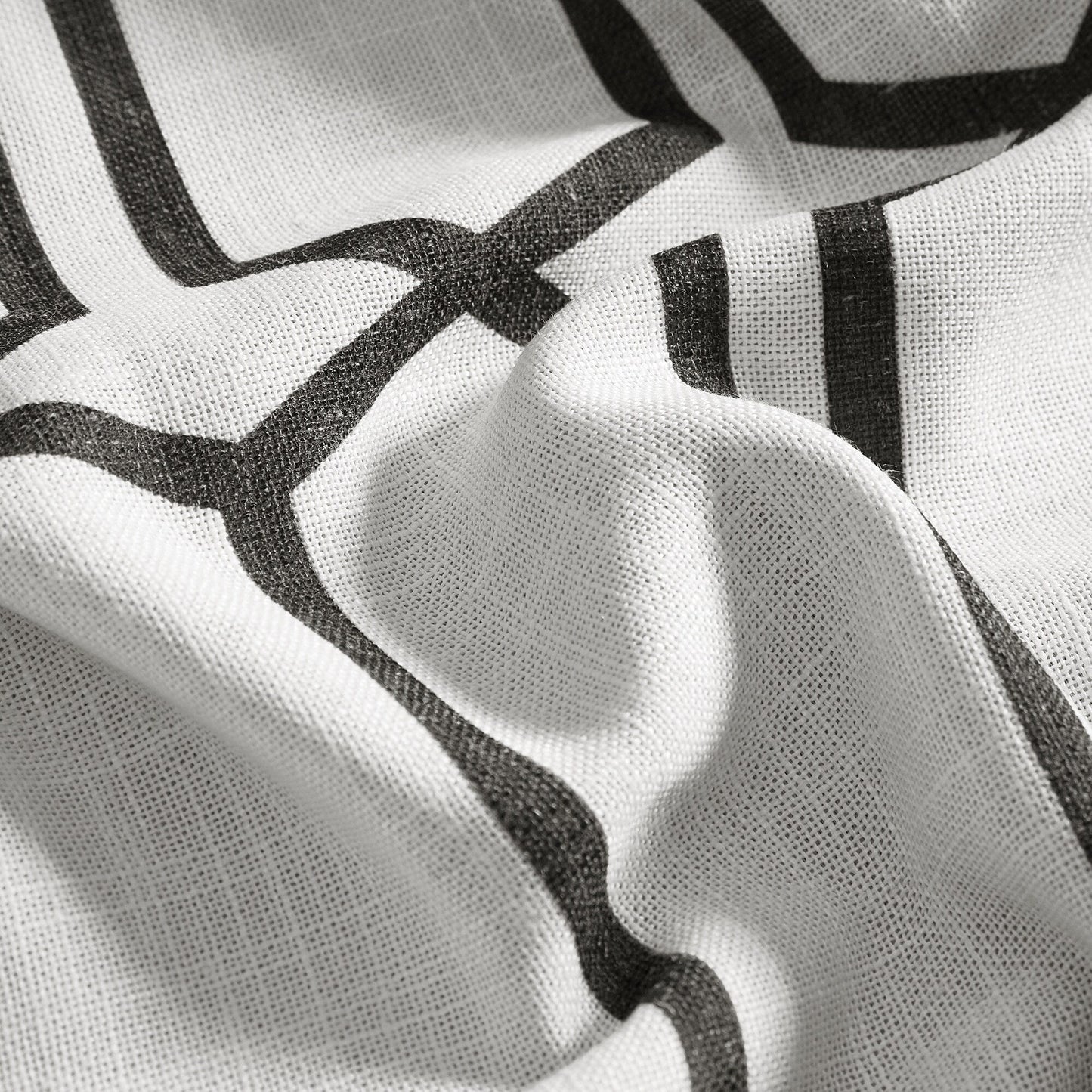 Kaiden Geometric Room Darkening Window Curtain