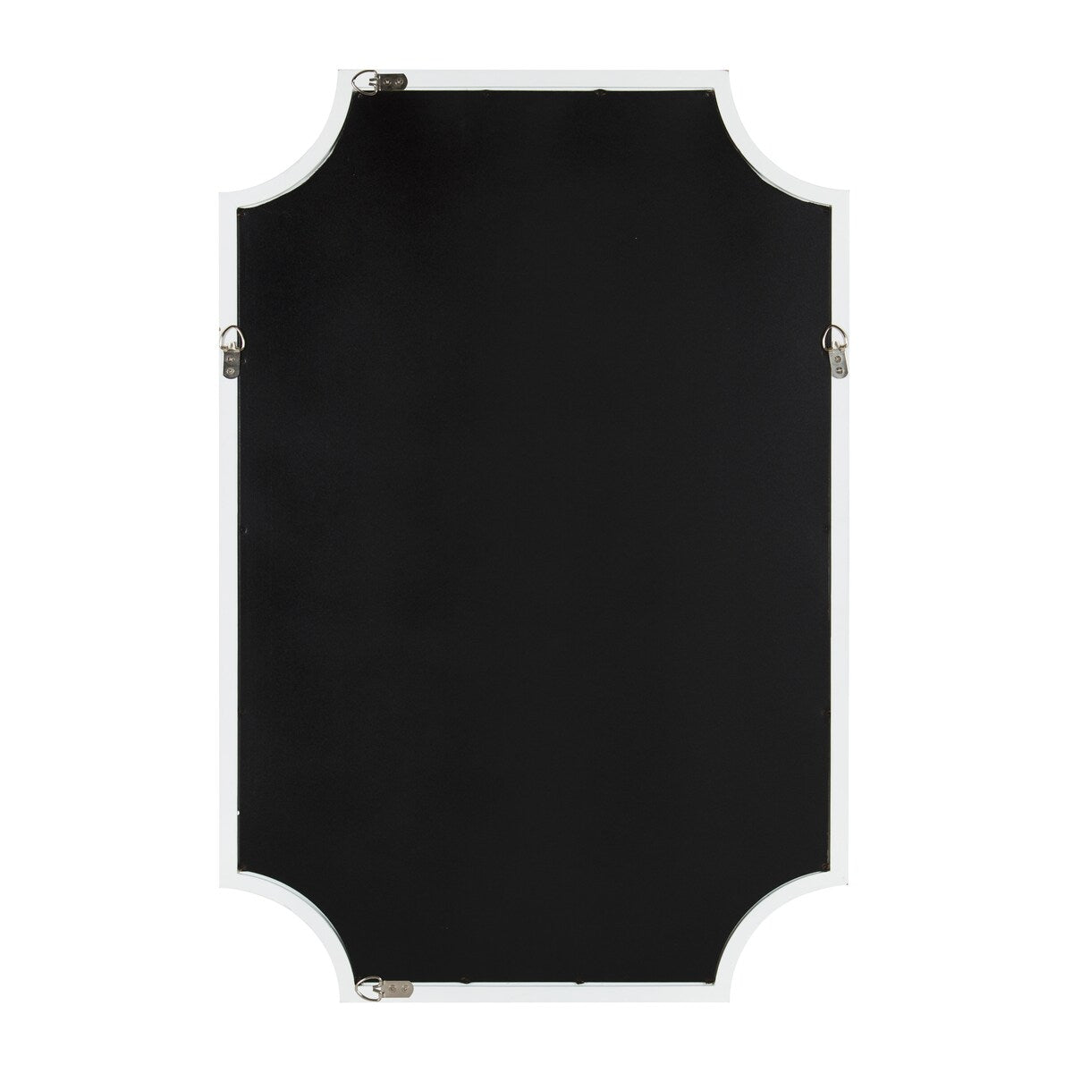 Kate and Laurel Hogan Scalloped Wood Framed Mirror