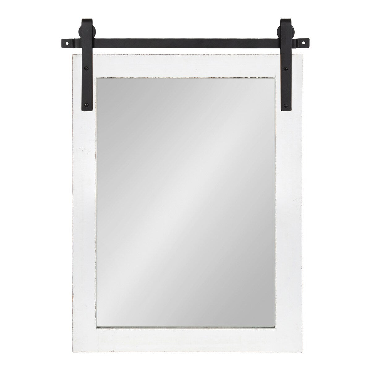 Kate and Laurel Cates Rustic Rectangular Wall Mirror