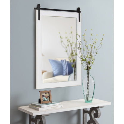 Kate and Laurel Cates Rustic Rectangular Wall Mirror