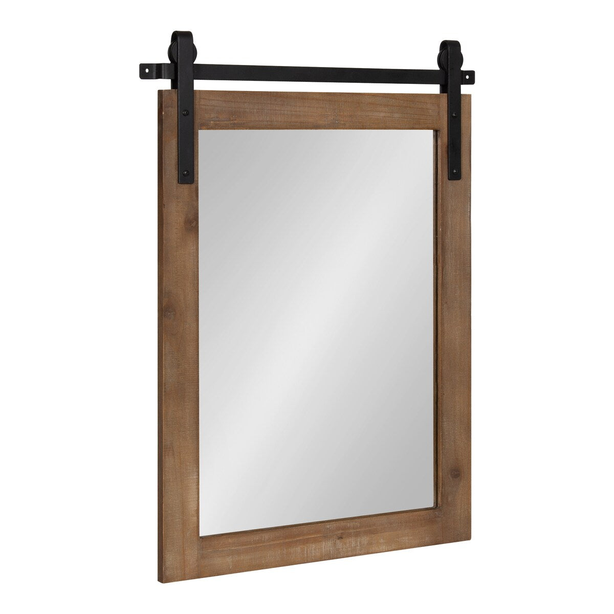 Kate and Laurel Cates Rustic Rectangular Wall Mirror