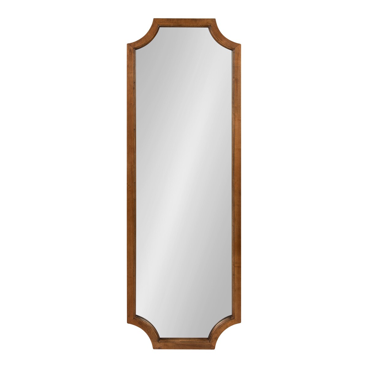 Kate and Laurel Hogan Scalloped Wood Framed Mirror