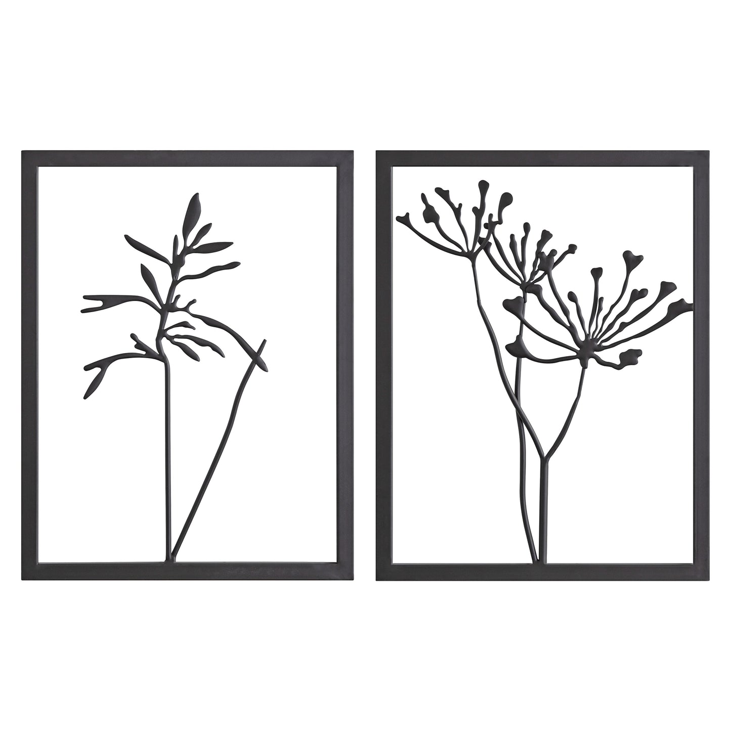 Kate and Laurel Malak Metal Framed Wall Art Set