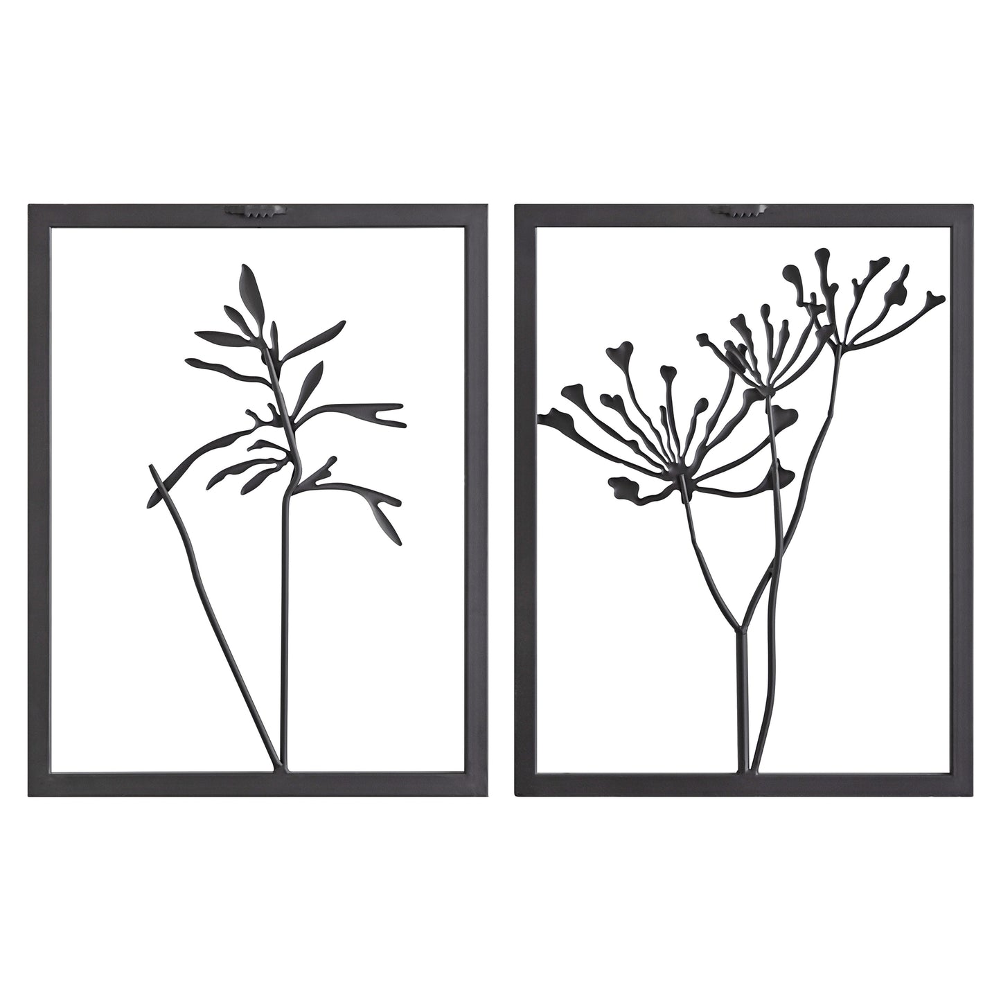 Kate and Laurel Malak Metal Framed Wall Art Set