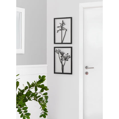 Kate and Laurel Malak Metal Framed Wall Art Set