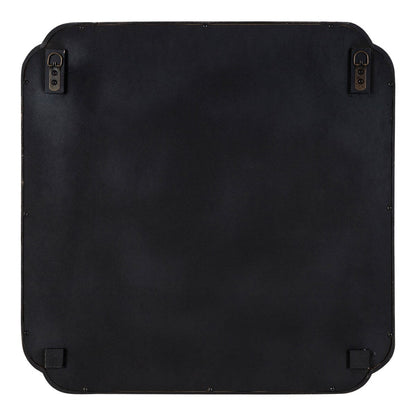 Kate and Laurel Marston Square Wood Wall Mirror