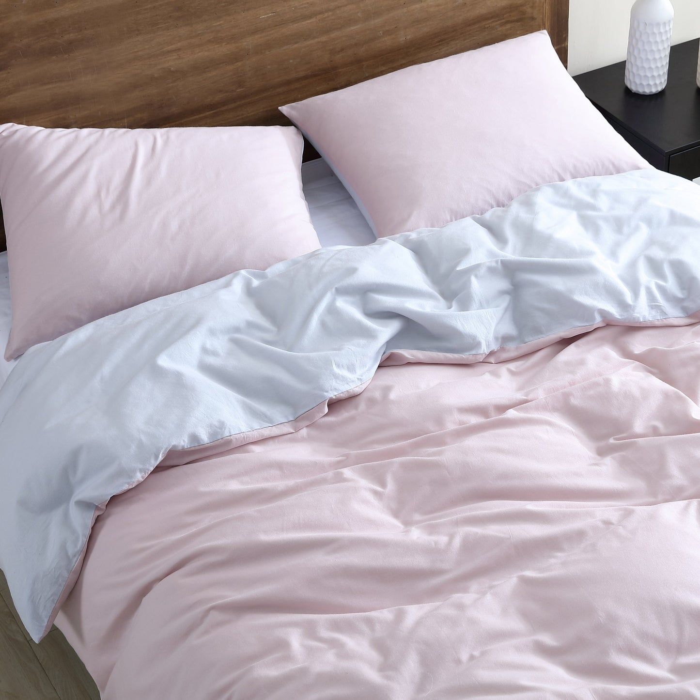 Kenneth Cole New York Miro Solid Reversible Duvet Cover Set