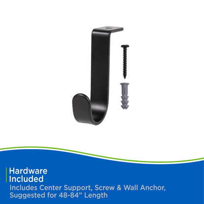 Kenney Twist & Fit 1 Tension Utility Rod, 48-84