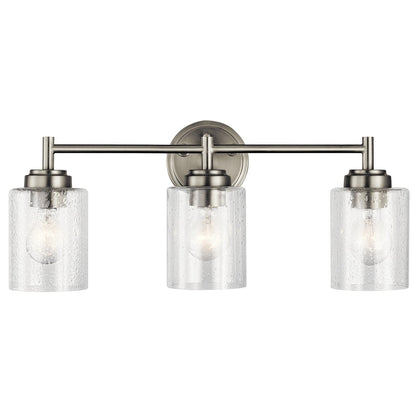 Kichler Lighting Winslow 3-light Brushed Nickel Bath Vanity Light