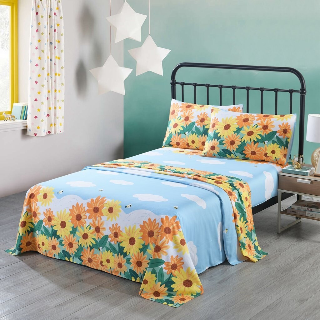 Kids Cotton Sheet Twin/Full Sheet Kids Girls Bed Sheet For Kids, SH018