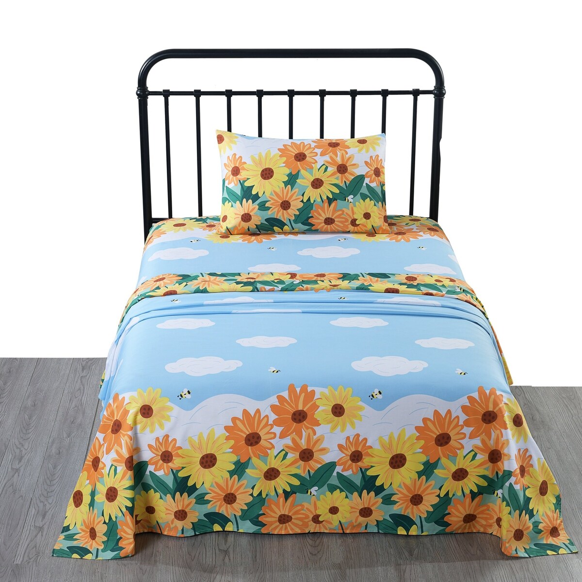 Kids Cotton Sheet Twin/Full Sheet Kids Girls Bed Sheet For Kids, SH018