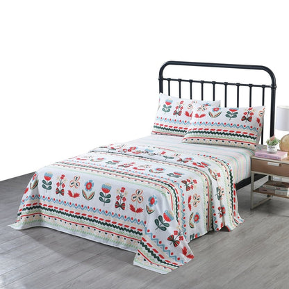 Kids Cotton Sheet Twin/Full Sheet Kids Girls Bed Sheet For Kids, SH019