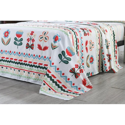 Kids Cotton Sheet Twin/Full Sheet Kids Girls Bed Sheet For Kids, SH019